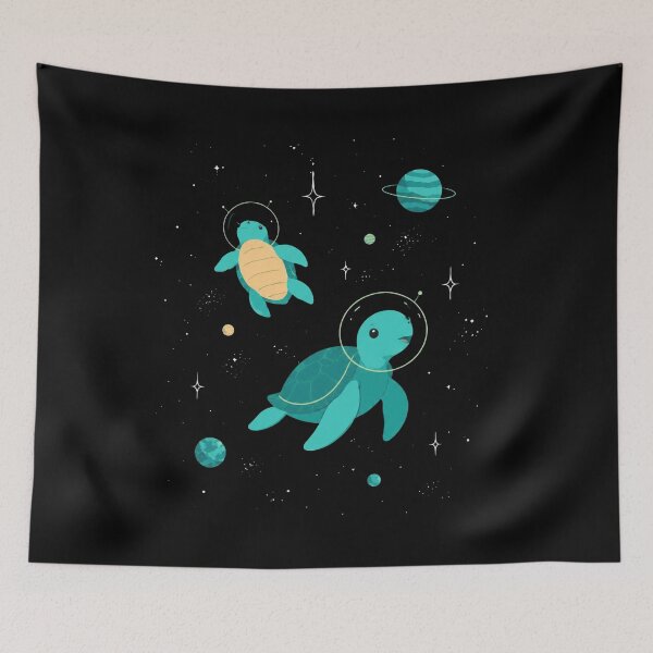 Item preview, Space Turtles Classic Aesthetic designed and sold by Clayborn1Carrie.