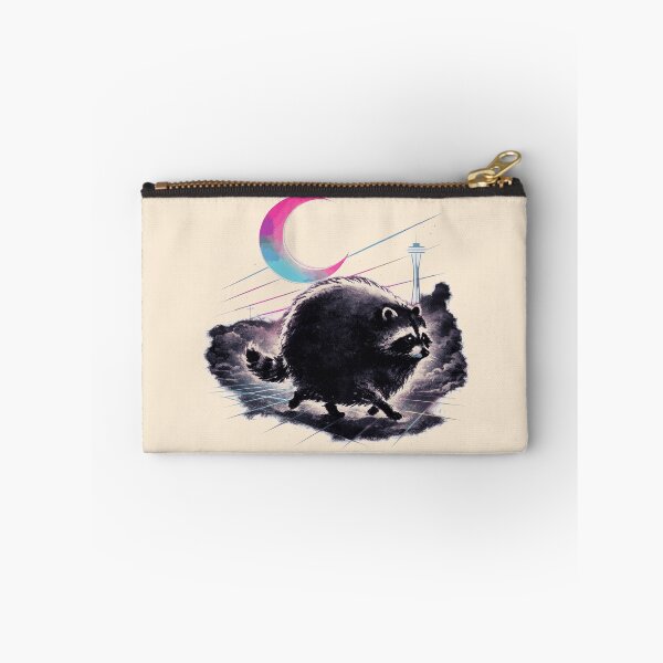 Artikelvorschau, Retrowave Round Raccoon entworfen und verkauft von KungPowUnicorn.