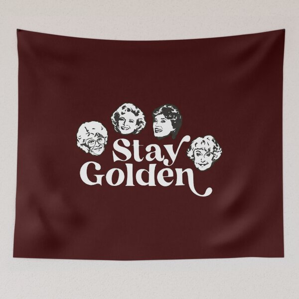 Item preview, Stay Golden Vintage Typography  designed and sold by socnho20.