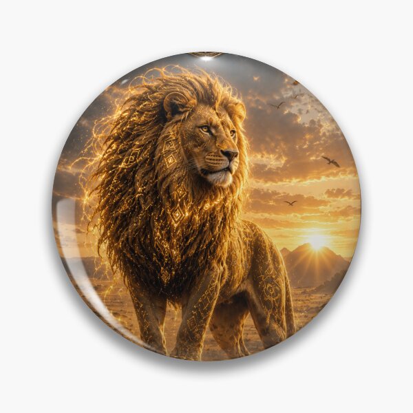 Item preview, Lion Spirit of the African Dawn – Guardian of the Wild designed and sold by i-corp.