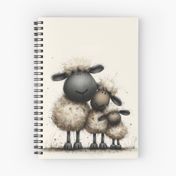 Item preview, Gorgeous Valais Sheep ' The Sheep Family ’ BY SHiRLeY MacARTHuR designed and sold by Shirley MacArthur Art.