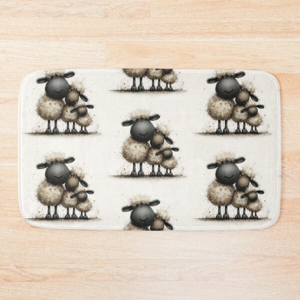 Item preview, Gorgeous Valais Sheep ' The Sheep Family ’ BY SHiRLeY MacARTHuR designed and sold by Shirley MacArthur Art.