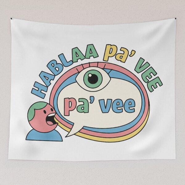 Item preview, Habla Pa Vee - Retro Pop Art Comic Phrase from Venezuela designed and sold by elglotonmusical.