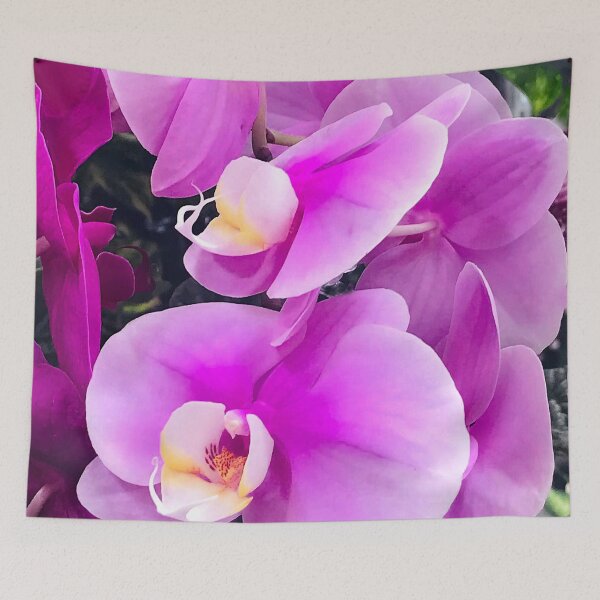 Item preview, Enchanted Pink Orchid Flowers Elegant Close-Up  designed and sold by DEC02.