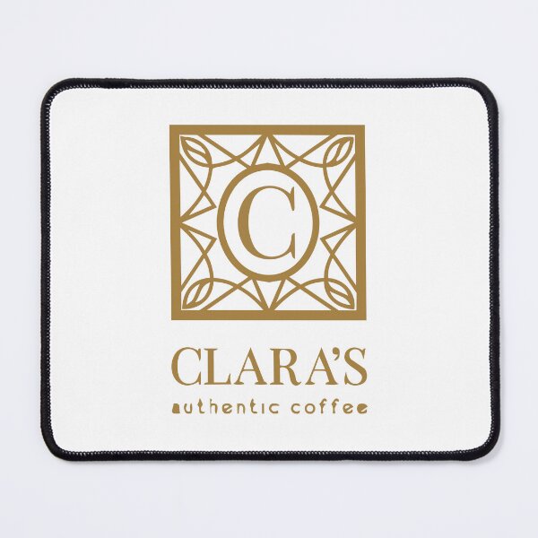 Item preview, Clara's Cafe Authentic Coffee Elegant Monogram Logo designed and sold by mjowsc.