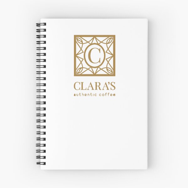 Item preview, Clara's Cafe Authentic Coffee Elegant Monogram Logo designed and sold by mjowsc.