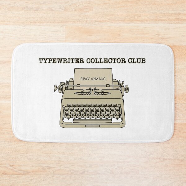 Item preview, Stay Analog Typewriter Collector Club - Vintage Typewriter designed and sold by TauqeerArts.