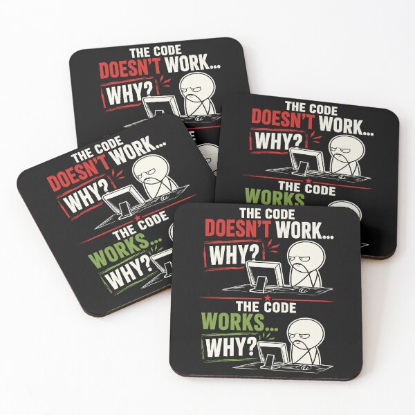 Item preview, Funny Programmer Why The Code Works Coding Humor designed and sold by WemmaW.