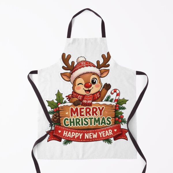 Item preview, Cute Baby Reindeer Merry Christmas Sticker designed and sold by Jaideep Walia.