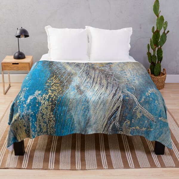 Item preview, Exotic Blue Palm Tree Bark Abstract Art Photo designed and sold by DEC02.