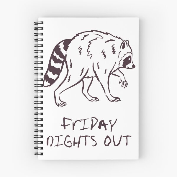 Item preview, Friday night out | Raccoon Funny  designed and sold by wesdesignshop.