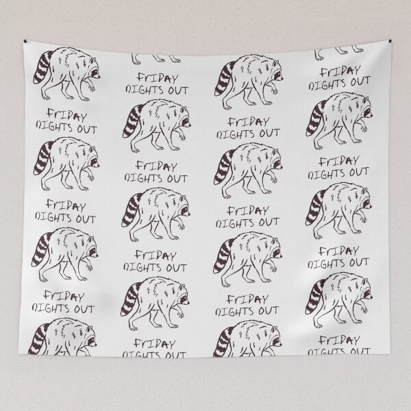 Item preview, Friday night out | Raccoon Funny  designed and sold by wesdesignshop.
