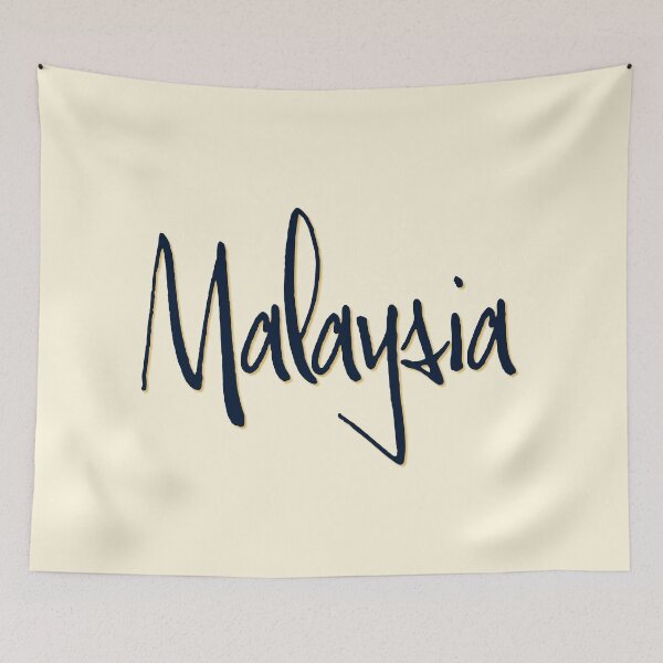 Item preview, MALAYSIA personalized type design designed and sold by CharlottePlaceArt.