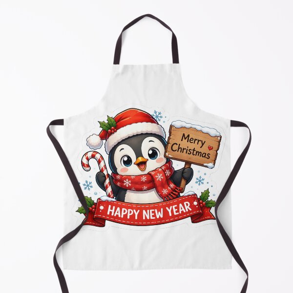 Item preview, Cute Penguin Merry Christmas Happy New Year Sticker  designed and sold by Jaideep Walia.
