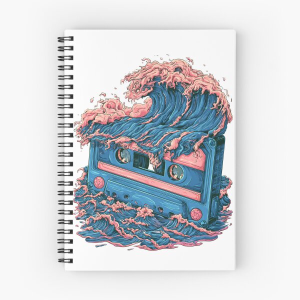 Item preview, Retro Ocean Wave Cassette Tape Surf Mix designed and sold by TrendyGalaxy.