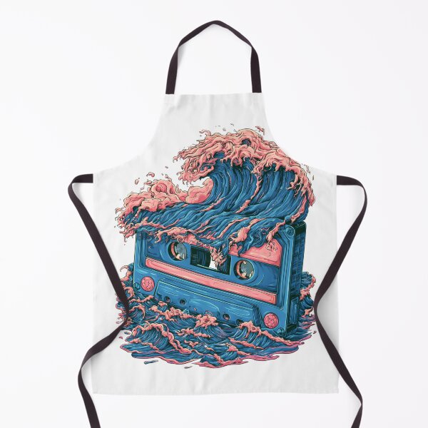 Item preview, Retro Ocean Wave Cassette Tape Surf Mix designed and sold by TrendyGalaxy.