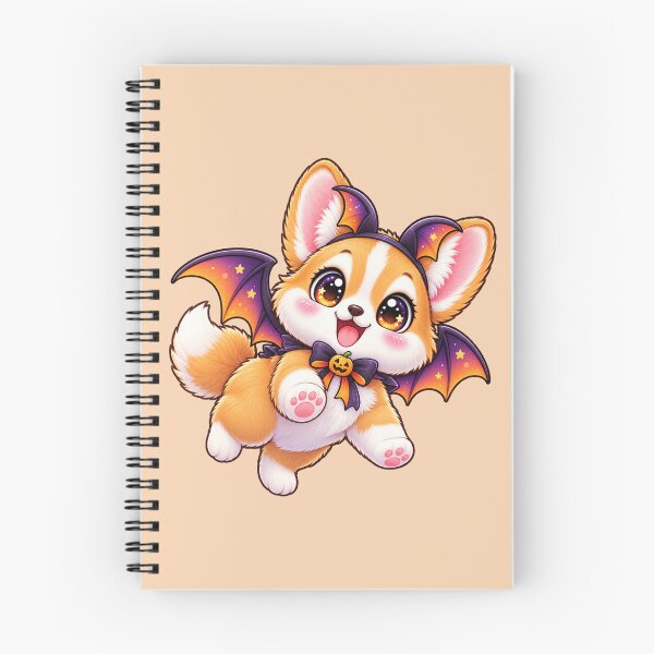 Item preview, Kawaii Corgi Bat Wings Sticker Art – Cute Chibi Halloween Illustration designed and sold by MagicMakerPh.
