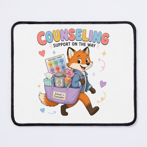 Item preview, School Counselor Fox Support Shirt designed and sold by MOCH- ART.