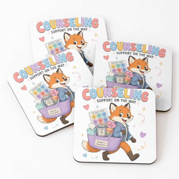 Item preview, School Counselor Fox Support Shirt designed and sold by MOCH- ART.