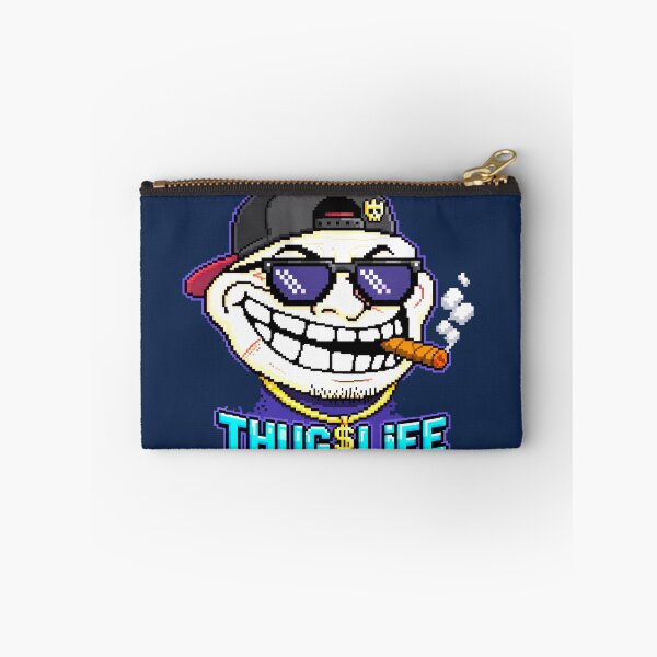 Item preview, Thug Life Troll Face Pixel Art Meme Graphic Sticker  designed and sold by zenithdecalco.