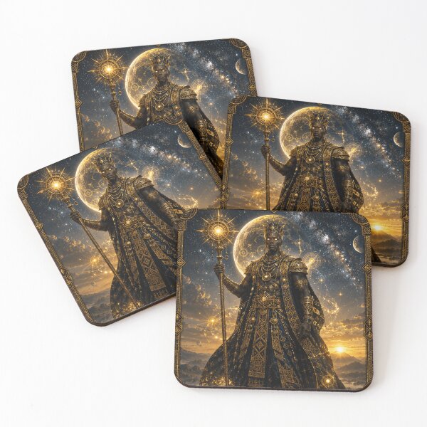 Item preview, Celestial African Guardian – Spirit Beneath the Stars designed and sold by i-corp.