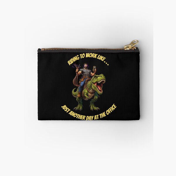 Item preview, Funny Electrician Riding T-Rex To Work - Sparky Gift for Men designed and sold by UTkiKK.