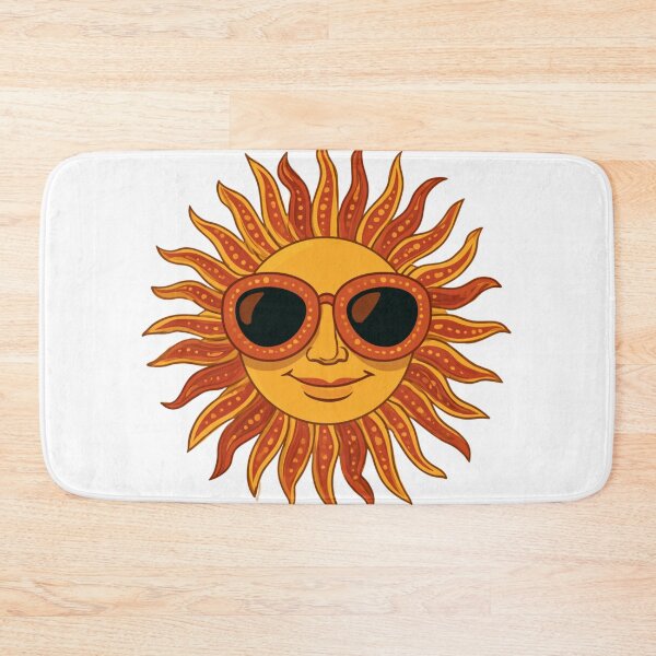Item preview, Groovy 70s Smiling Sun Retro Sunglasses designed and sold by TrendyGalaxy.