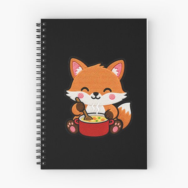 Item preview, Cute Fox Cooking Soup Kawaii Embroidery Patch designed and sold by ColorSplash123.