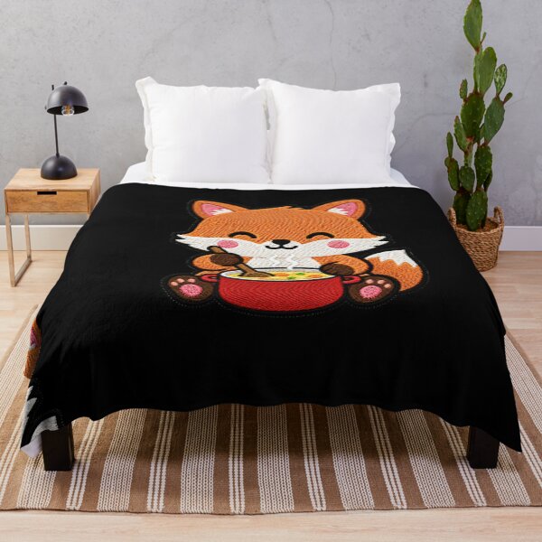 Item preview, Cute Fox Cooking Soup Kawaii Embroidery Patch designed and sold by ColorSplash123.