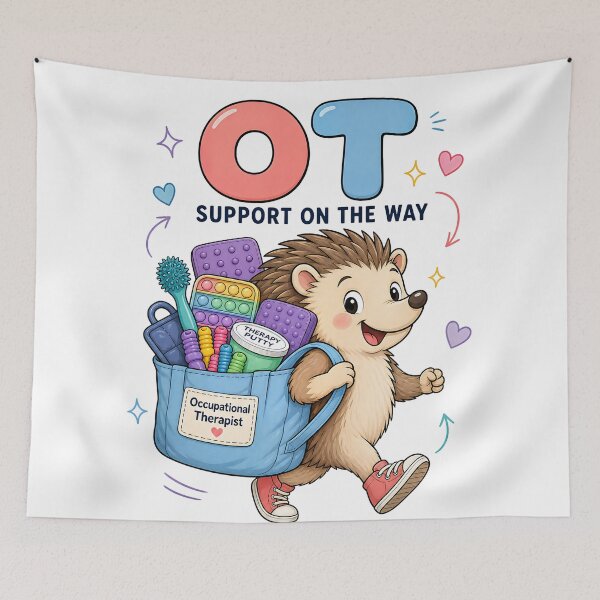 Item preview, Occupational Therapist Hedgehog  designed and sold by MOCH- ART.