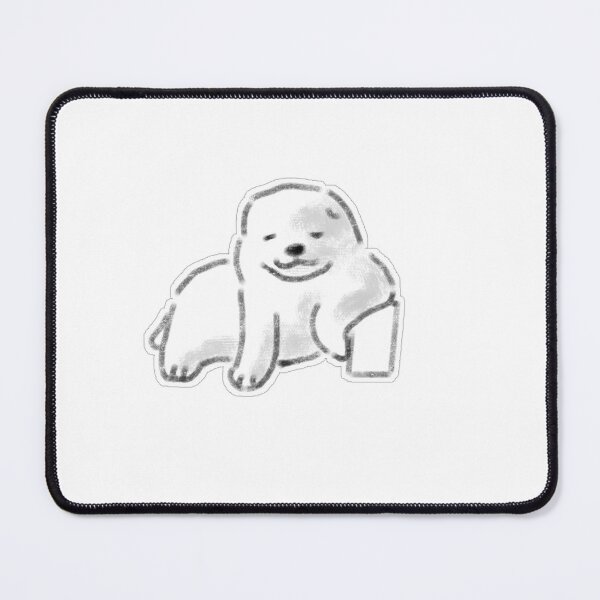 Item preview, Sleepy Chubby Puppy Resting Gently designed and sold by raun.draw.