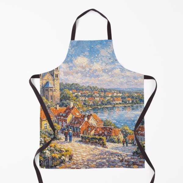 Item preview, A painting of Viborg, Denmark – A Beautiful village in Europe. designed and sold by GalleryKauffeld.