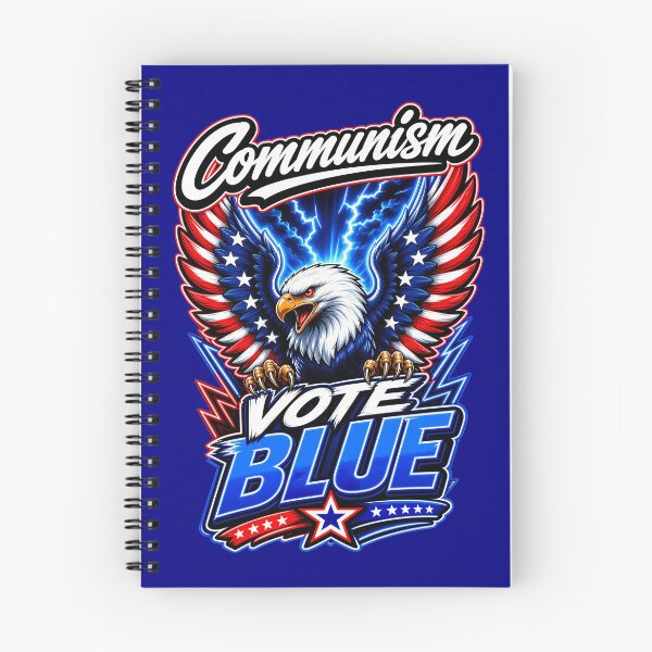 Item preview, Communism Vote Blue Patriotic Eagle – Anti Communism Political Freedom Design designed and sold by WLHmedia.com .