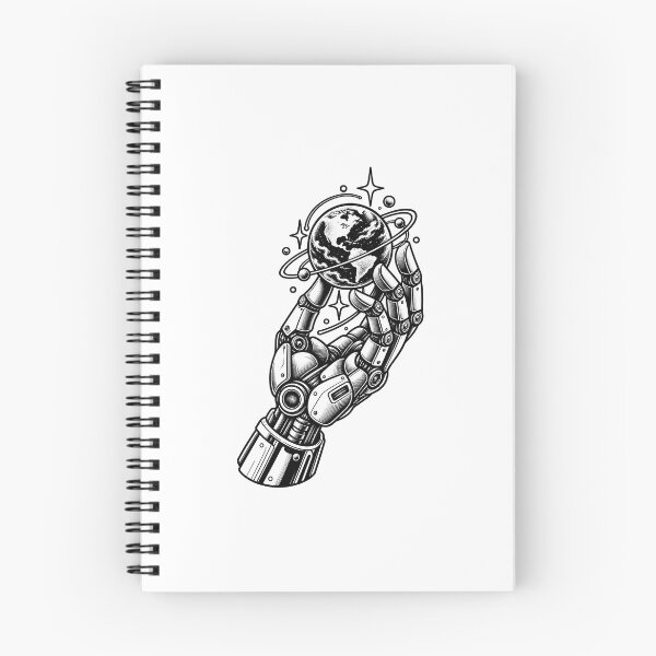 Item preview, Robot Hand Holding Earth designed and sold by AuudiVasustudio.