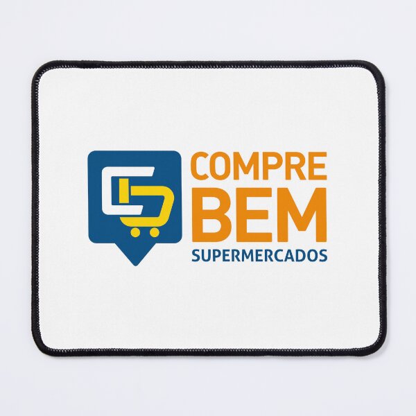 Item preview, Compre Bem Supermercados Blue Yellow Shopping Cart Logo designed and sold by mjowsc.
