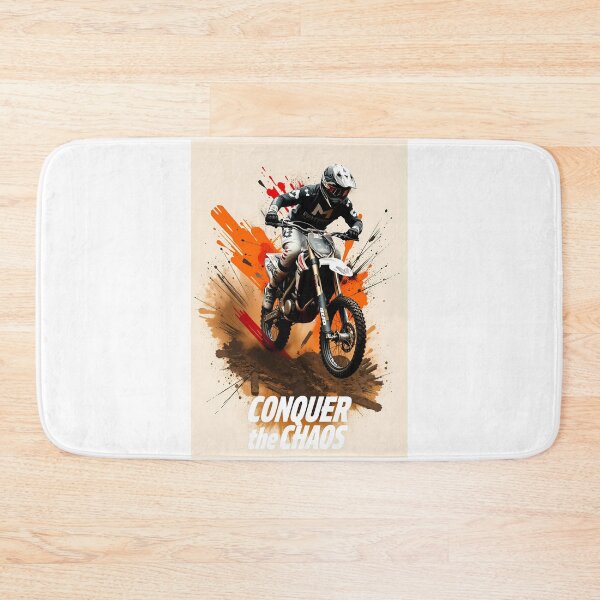 Artikelvorschau, Aggressive Hard Enduro Dirt Bike Splatter Art Grafikillustration entworfen und verkauft von RevUpDesign.