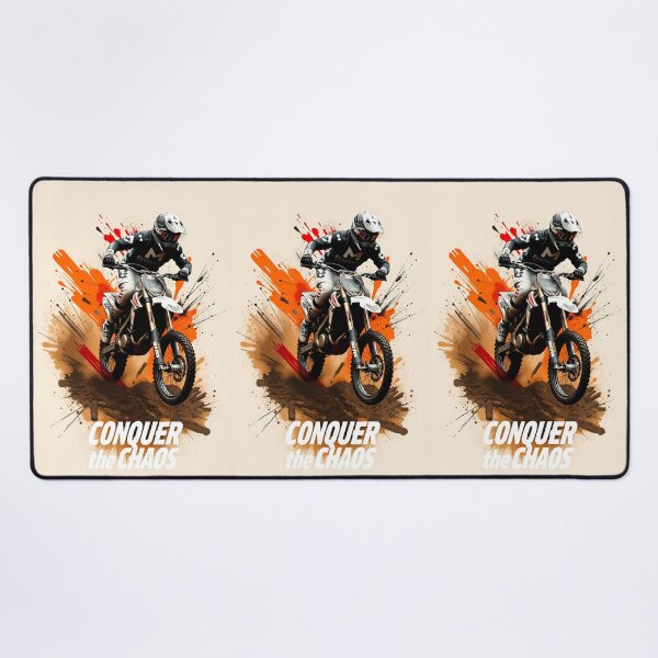 Item preview, Aggressive Hard Enduro Dirt Bike Splatter Art Graphic Illustration designed and sold by RevUpDesign.