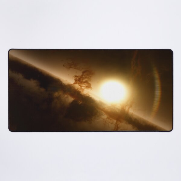 Item preview, Solaris Veil Golden Eclipse Space Art designed and sold by sbjnk.