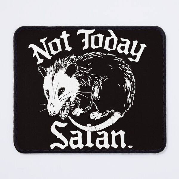 Item preview, Not Today Satan Funny Possum Christian Jesus designed and sold by valery-kenz.