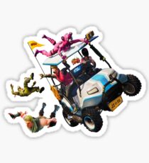 Drift & Redline - golf cart Sticker