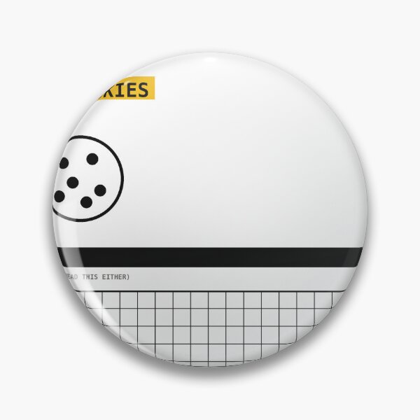 Item preview, Accept All Cookies Brutalist Sticker designed and sold by PlusScanner.