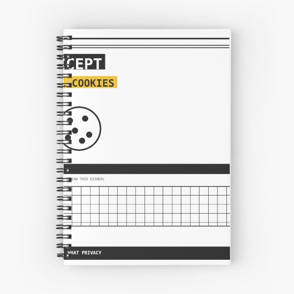 Item preview, Accept All Cookies Brutalist Sticker designed and sold by PlusScanner.