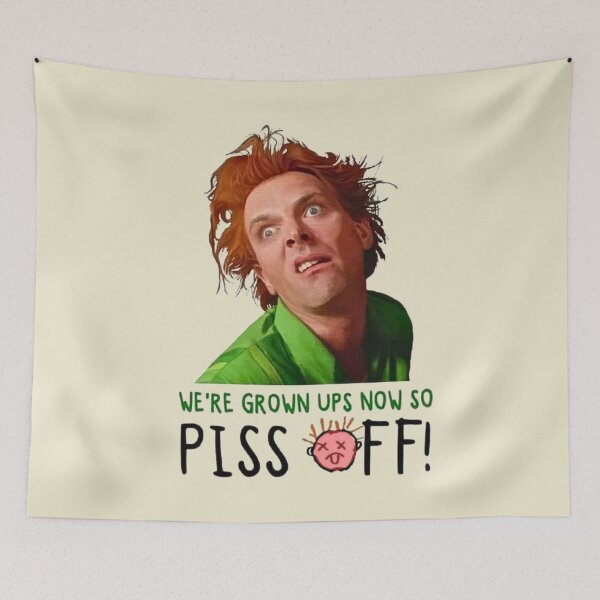 Item preview, We're Grown Ups Now So Piss Off - Funny Rik Mayall designed and sold by Vicky021.