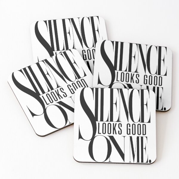 Item preview, Silence looks good on me designed and sold by Cavalier-org.