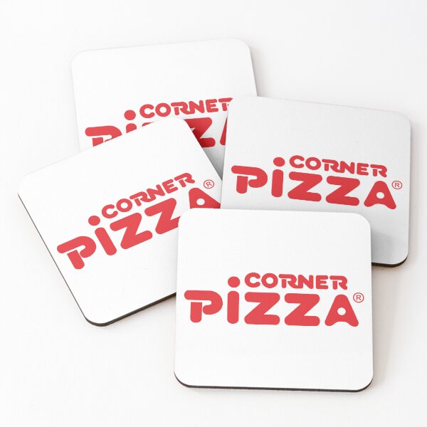 Item preview, Corner Pizza Red Typography Fast Food Logo designed and sold by mjowsc.