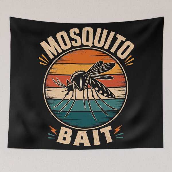 Item preview, Retro Mosquito Bait Funny Camping designed and sold by WemmaW.