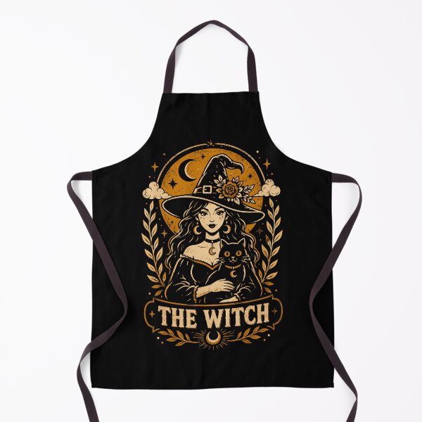 Item preview, Enchanting witch with cat and celestial elements halloween designed and sold by rafaeltto.