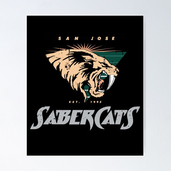 Item preview, 1995 San Jose Sabercats Afl Defunct Vintage designed and sold by miireishi.