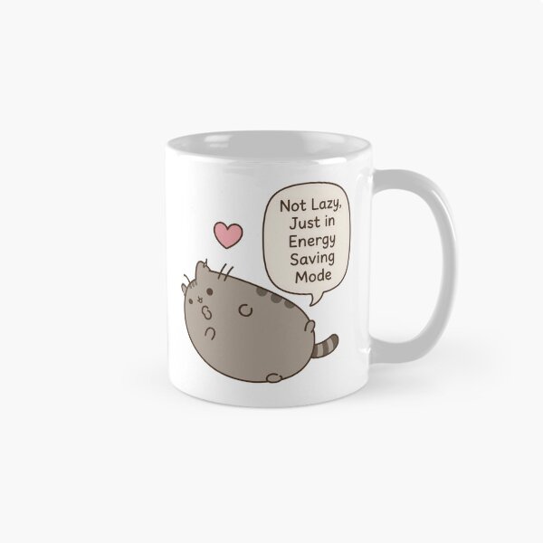 Item preview, Not Lazy Energy Saving Mode Funny Cat Lover designed and sold by markymaarty.