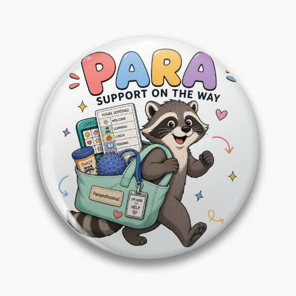 Item preview, Paraprofessional Raccoon Support  designed and sold by MOCH- ART.